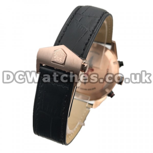 Swiss 46MM Male Black Dials Tag Heuer Carrera Replica Quartz Watches Online