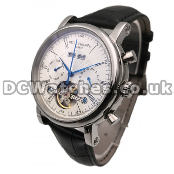 Popular Male Patek Philippe Complicated Replica 42MM Watches Online With Steel Cases