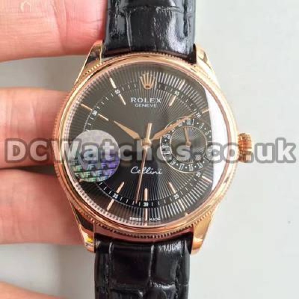 Male Replica Rolex Cellini 39MM Watches With Automatic Movements
