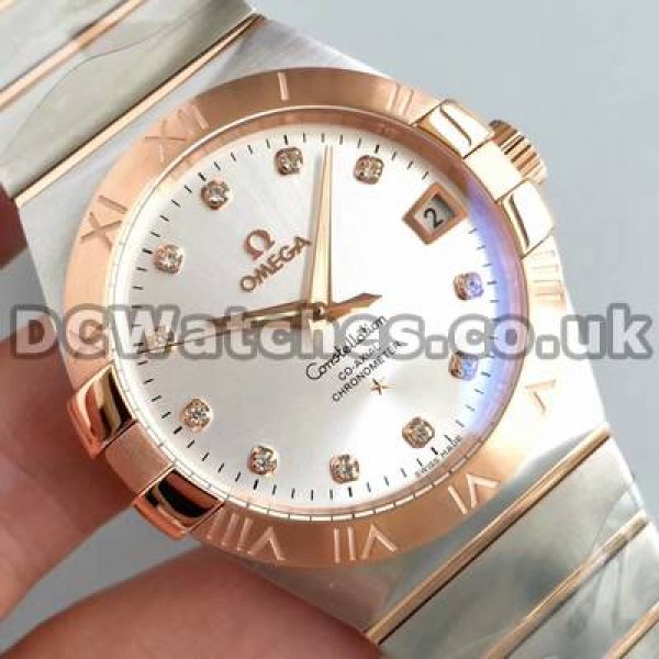 38MM Automatic Movements Fake Omega Constellation Watches For Men