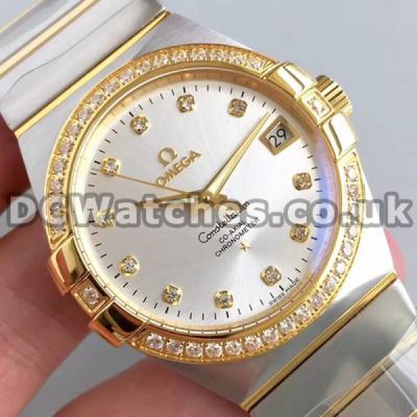 Male Fake Omega Constellation 38MM Watches With Automatic Movements