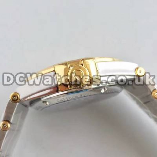 38 MM Perfect Omega Constellation Replica Watches With Golden Dials For Men