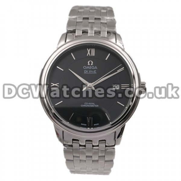 40MM Automatic Movements Fake Omega De Ville Hour Vision Watches For Men