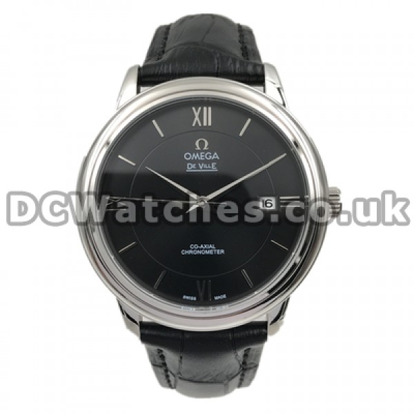 Black Dials Automatic Omega De Ville Hour Vision Fake Male 40MM Watches