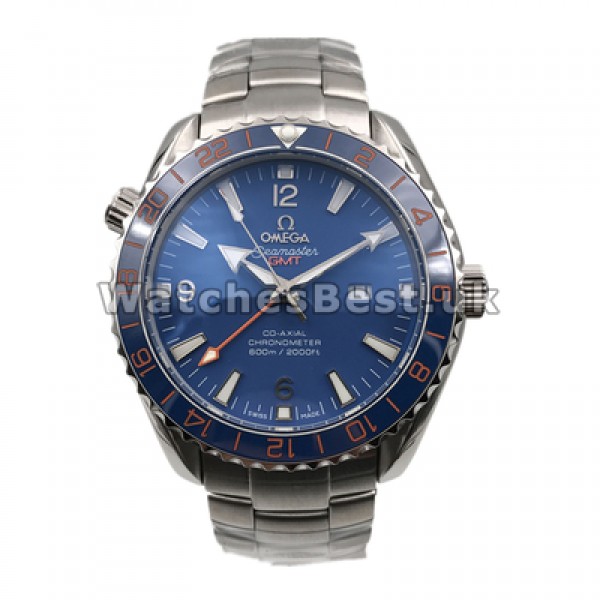 44MM Automatic Fake Omega Planet Ocean Male Blue Dials Watches