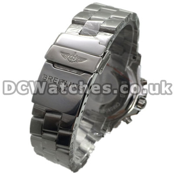 Swiss Black Dials Breitling SuperOcean Heritage Replica Watches With Steel Bracelets UK