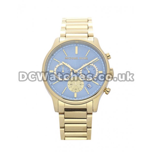 Cool Blue Dials MICHAEL KORS Quartz Copy Watches With 38MM Cases Sale UK