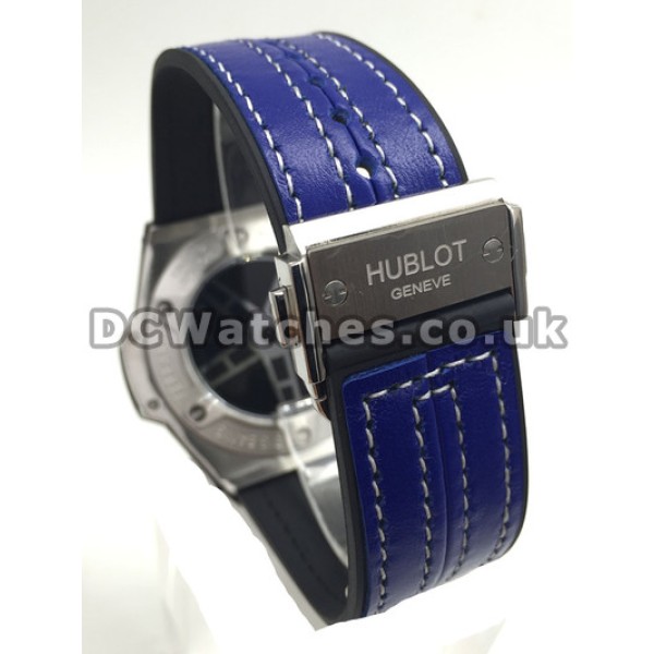 Attractive Black Bezels Hublot Copy Watches With 48MM Steel Cases Sale For Men