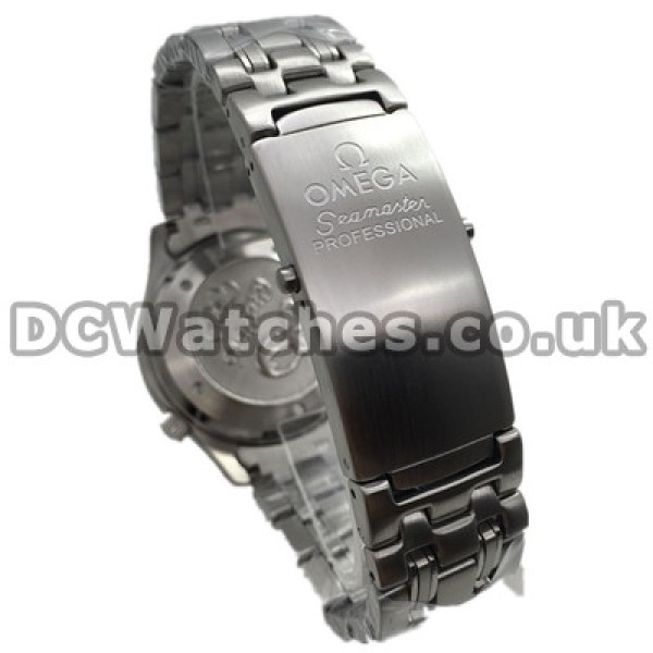 Fashionable 41MM Omega Seamaster 300M Copy Watches With Black Bezels Set With Colorful Scales