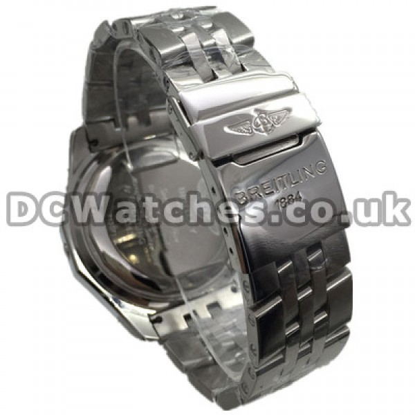Popular 48MM UK Breitling Bentley Replica Watches With Blue Dials Sale For Men