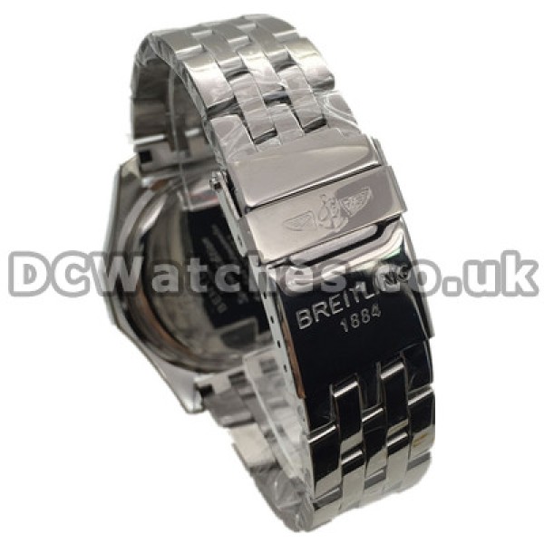 High-quality Black Dials Breitling Bentley Copy Watches With Silver Hands And Hour Markers