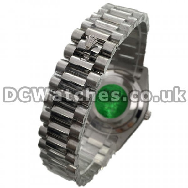 Pretty 41MM Rolex Day-Date II Roman Numerals Fake Watches With Blue Dials UK Online