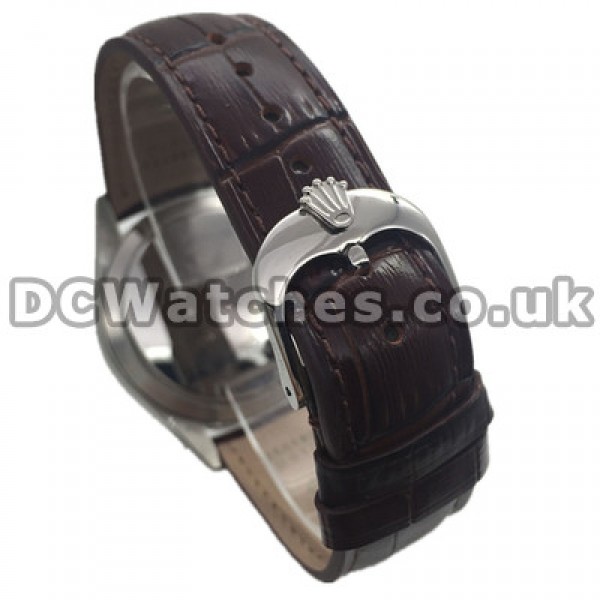 Classic Steel Cases 39MM Rolex Cellini Copy Watches For UK With White Dials