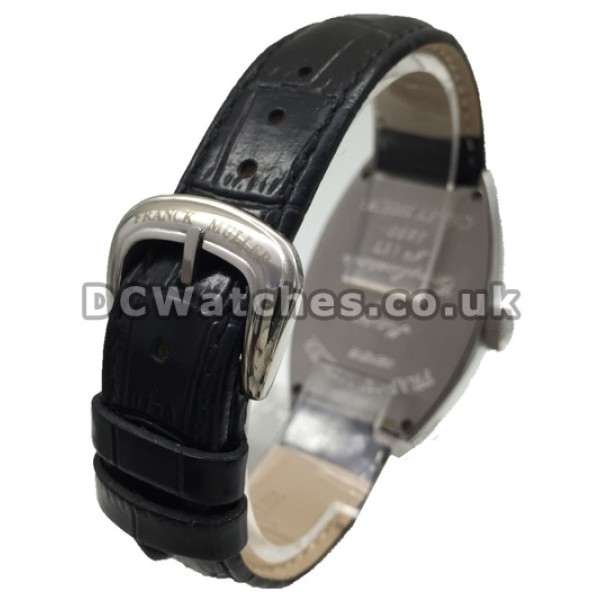 Classic White Dials Steel Cases Franck Muller Crazy Hours Fake Watches For UK