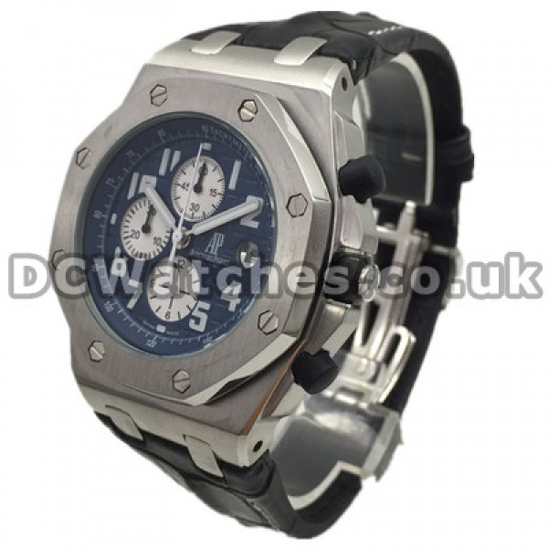 Popular Blue Dials Audemars Piguet Royal Oak Offshore Replica Watches With 44MM Steel Cases