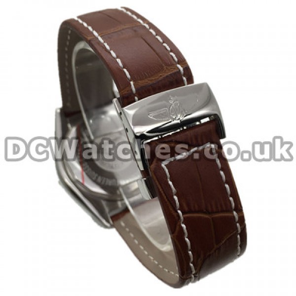 New 44MM Gold & Steel Cases Breitling Chronomat Evolution Replica Watches With White Dials