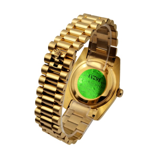 Precious Diamond Indexes And Black Roman Numerals Rolex Datejust Fake Watches With White Dials