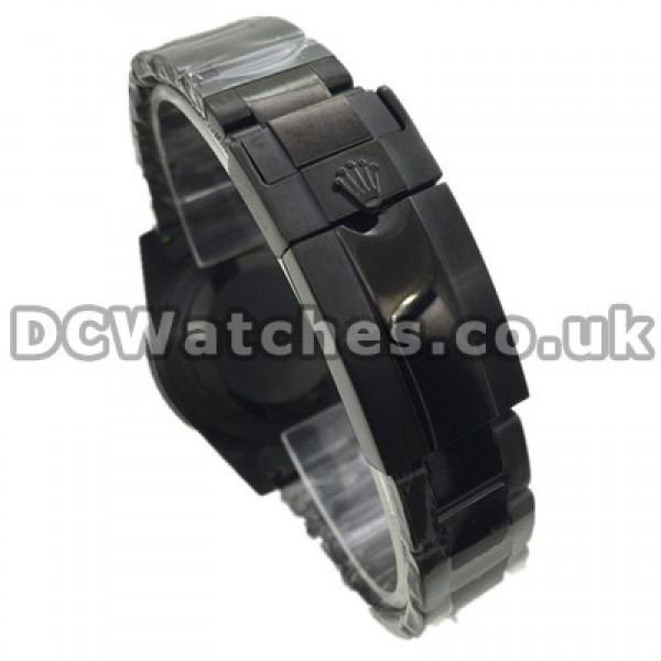 New Blue And Black Ceramic Bezels 40MM Rolex GMT Master II Fake Watches With Black Dials