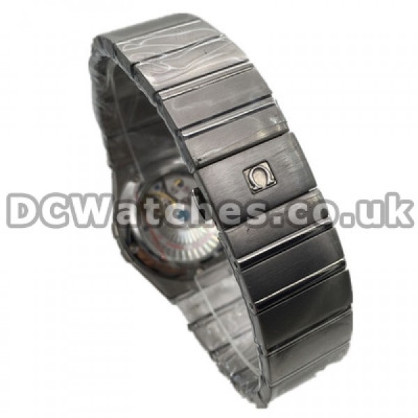 Attractive Diamond Indexes 35MM Omega Constellation Fake Watches With Steel Cases And Bracelets