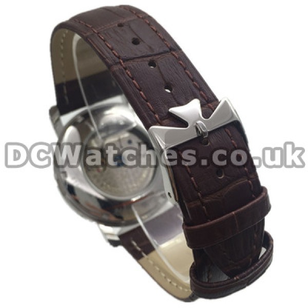 Hot-selling White Butyl Dials Vacheron Constantin Overseas Fake Watches With Steel Cases