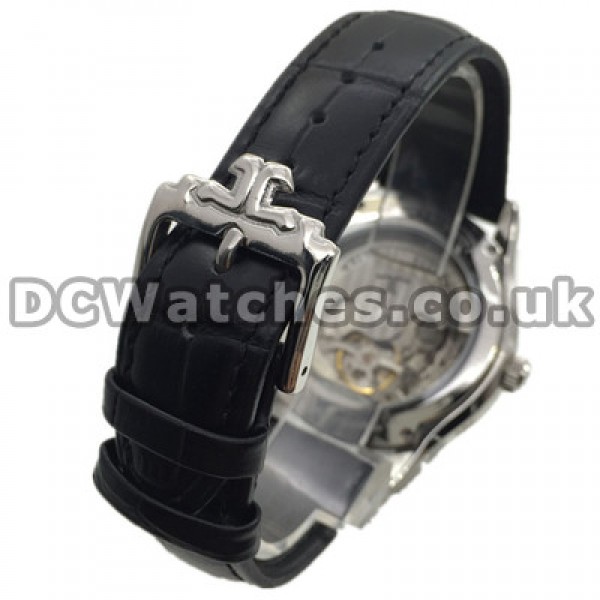 Male Black Straps 41MM Jaeger-LeCoultre MASTER ULTRA THIN Fake Watches With Arabic Numerals