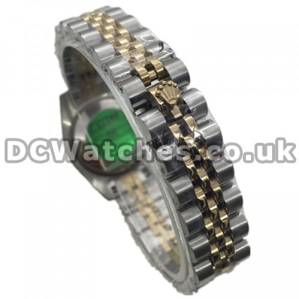 Fashionable Steel & Yellow Gold Cases And Bracelets Rolex Lady Oyster Perpetual Replica Watches UK