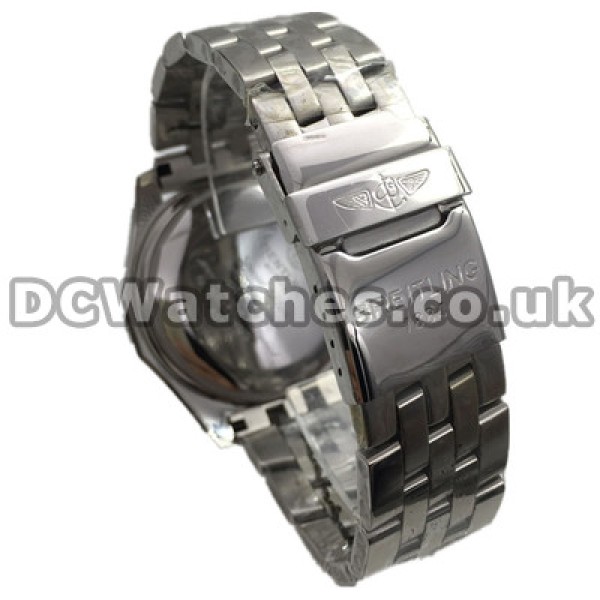 Male Steel Cases 42MM Breitling Navitimer Copy Watches With White Sub-dials