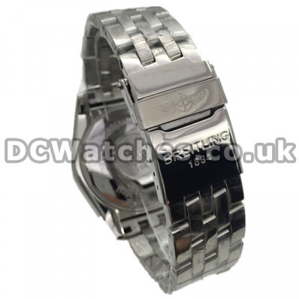 Novel Blue Dials 44MM Breitling Avenger Fake Watches With Steel Bracelets For Men