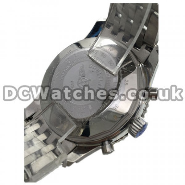 Classic White Dials Male Breitling Avenger Copy Watches With Silver Steel Cases And Bracelets