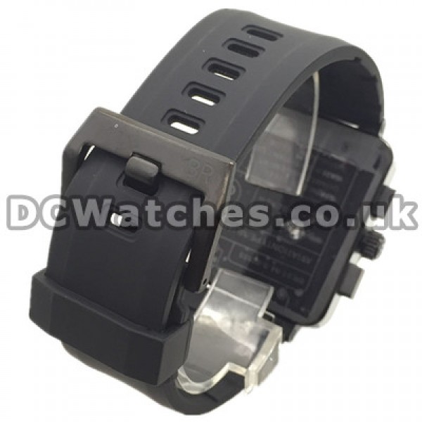 Cool 46MM Black Straps Bell And Ross BR01-94 Chronograph Copy Watches With Carbon & Steel Cases