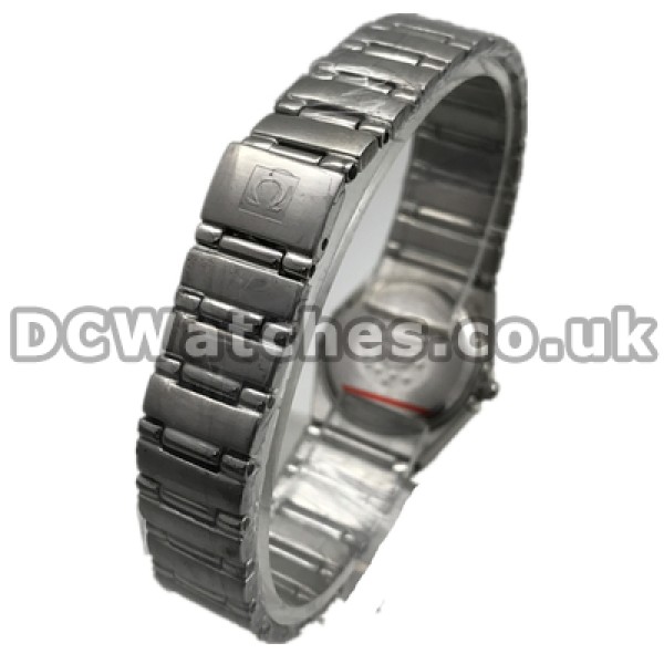 Female 22.5MM Omega Constellation Mini Fake Watches With Steel Bracelets And Cases