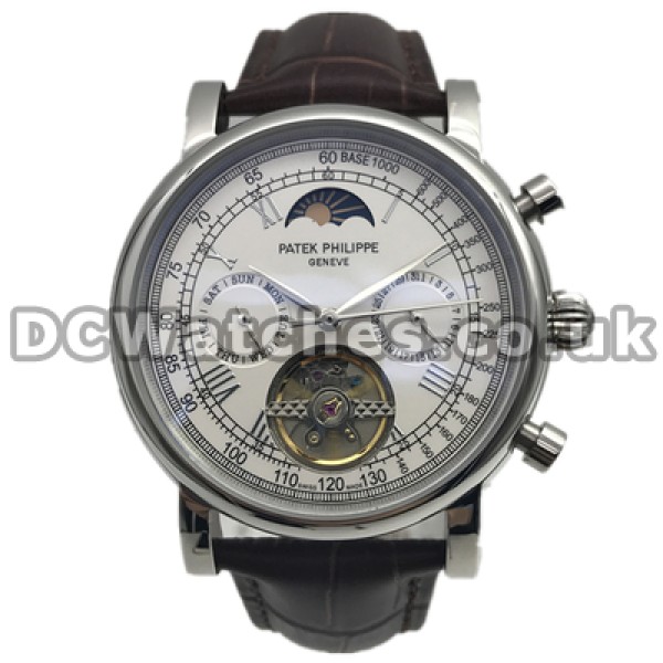 Special Automatic Movements Patek Philippe Complicated Replica Watches With Steel Cases Online