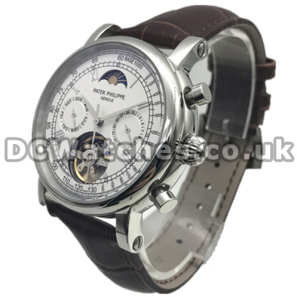Special Automatic Movements Patek Philippe Complicated Replica Watches With Steel Cases Online
