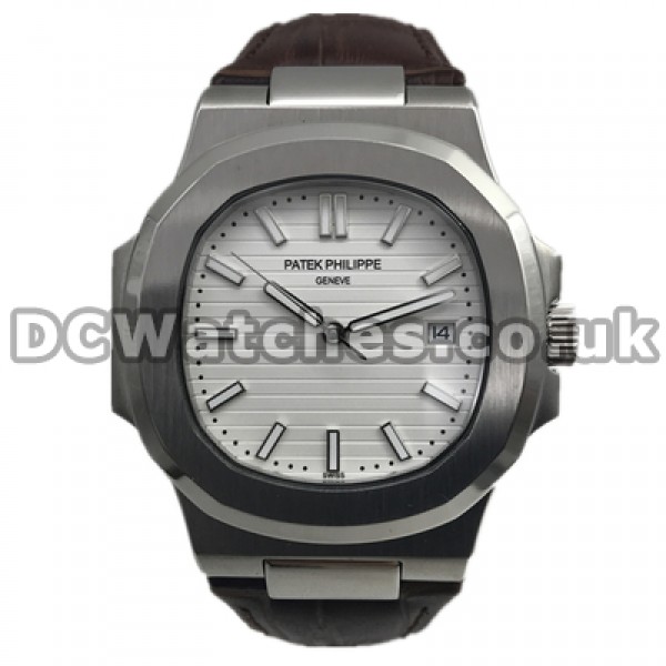 Classic Male Automatic Movements Patek Philippe Nautilus Copy Watches With Steel Cases