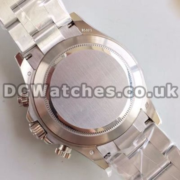 Fresh Blue Dials Rolex Daytona 7750 Fake Watches With Steel Bracelets For Men