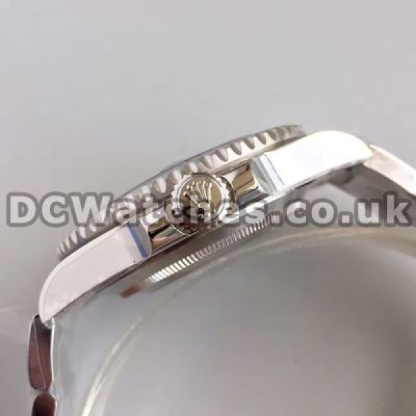 Unique Black And Blue Ceramic Bezels Rolex GMT Master II Copy Watches With Black Dials