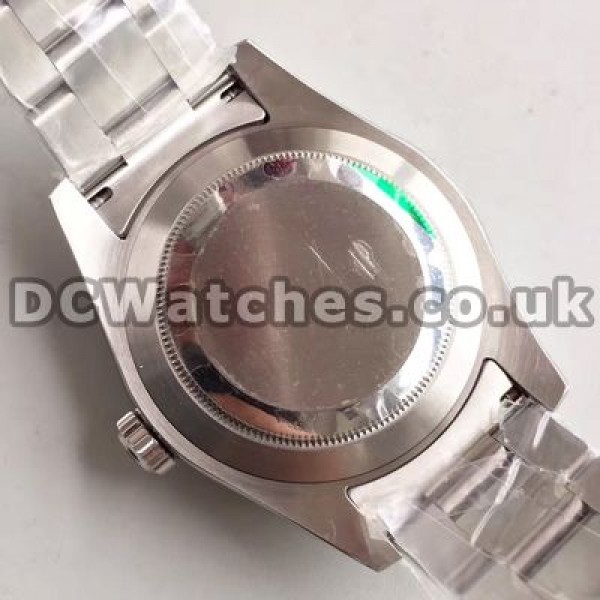 Concise Black Dials Rolex Air-King Copy Watches With 40MM Steel Cases For Men