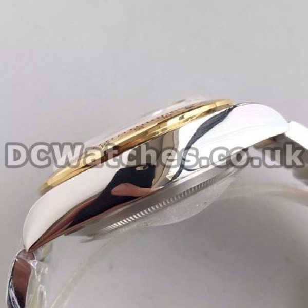 Attractive Grey Dials And Yellow Gold & Steel Bracelets Rolex Daytona 7750 Copy Watches For Men
