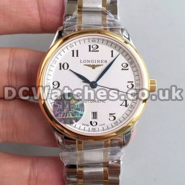 Valuable White Dials And Black Arabic Numerals Male Longines Master Collection Copy Watches Online