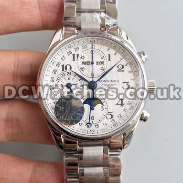 Practical Blue Hands And Black Arabic Numerals Male Longines Master Collection Replica Watches