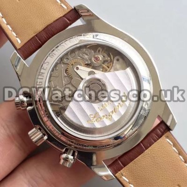 Graceful Male 40MM Steel Cases Longines Master Collection Fake Watches Sale Online