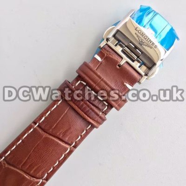 Graceful Male 40MM Steel Cases Longines Master Collection Fake Watches Sale Online