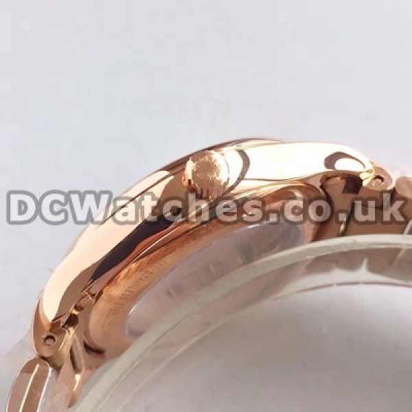 Appealing White Dials Longines Master Collection Fake Watches With Rose Gold Cases And Bracelets