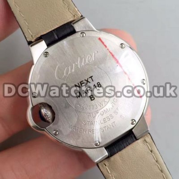 Typical White Dials 36MM Ballon Bleu De Cartier Copy Watches With ETA Automatic Movements