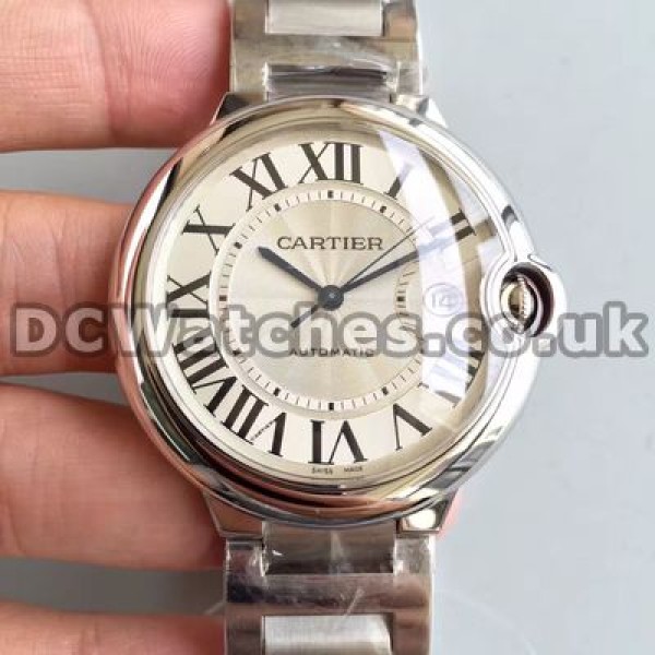 Typical Steel Bracelets Ballon Bleu De Cartier Fake Watches With Steel Cases For Hot Sale