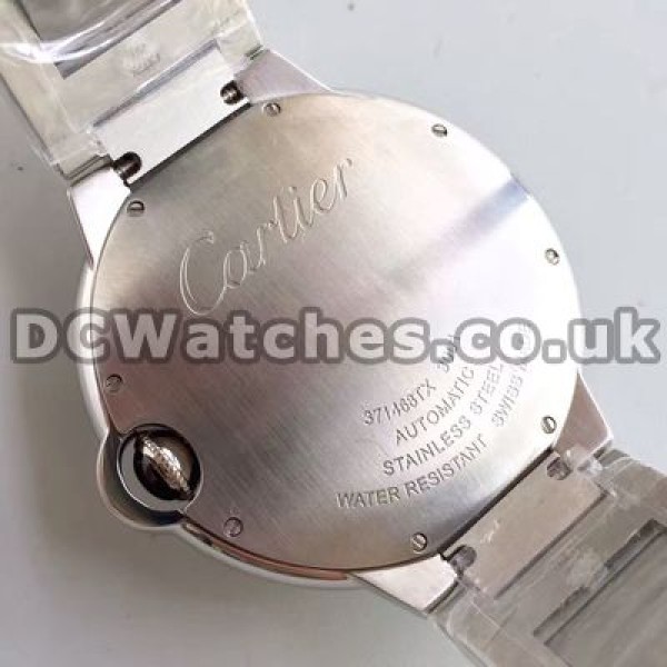 Typical Steel Bracelets Ballon Bleu De Cartier Fake Watches With Steel Cases For Hot Sale