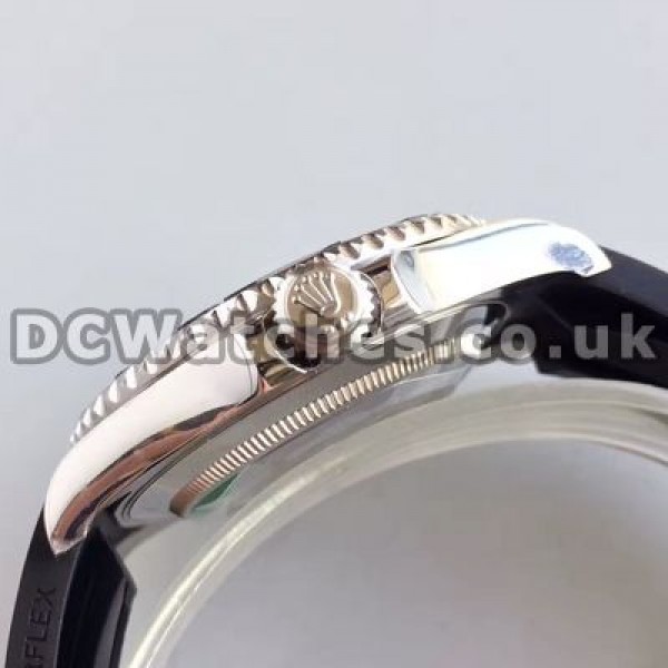 Popular Steel Cases Swiss Rolex Yacht-Master Fake Watches With Black Dials Sale Online