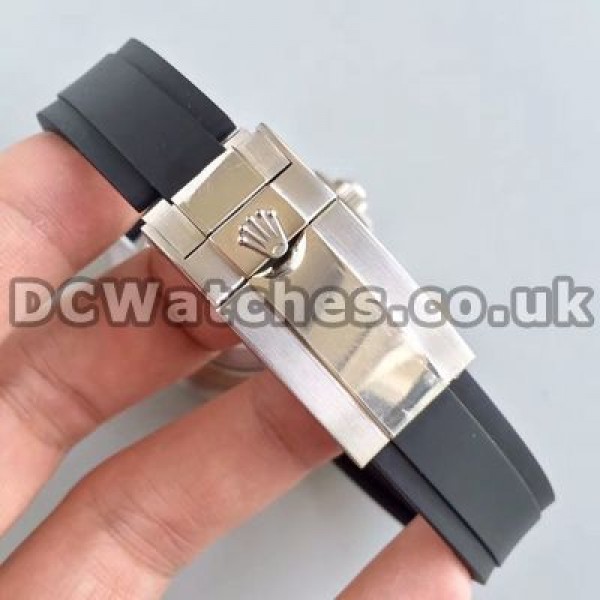 Popular Steel Cases Swiss Rolex Yacht-Master Fake Watches With Black Dials Sale Online