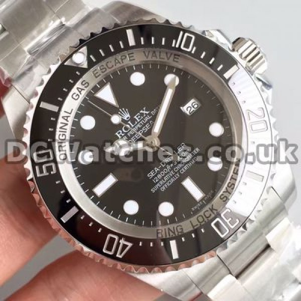Best-quality Black Dials And Steel Cases Male Rolex Deepsea Copy Watches Sale