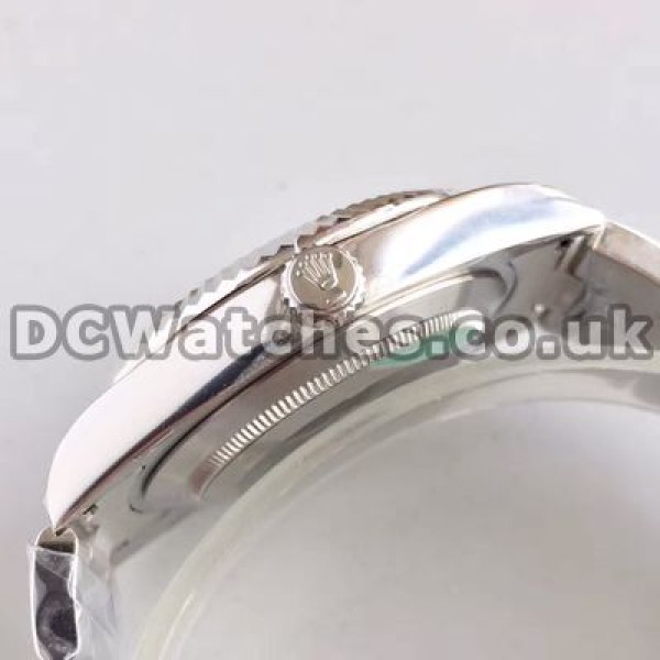 Mature Male Black Dials Rolex Datejust II Copy Watches Online With Swiss Automatic Movements